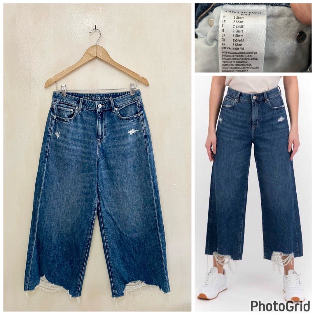 American eagle wide leg crop jeans new arrivals