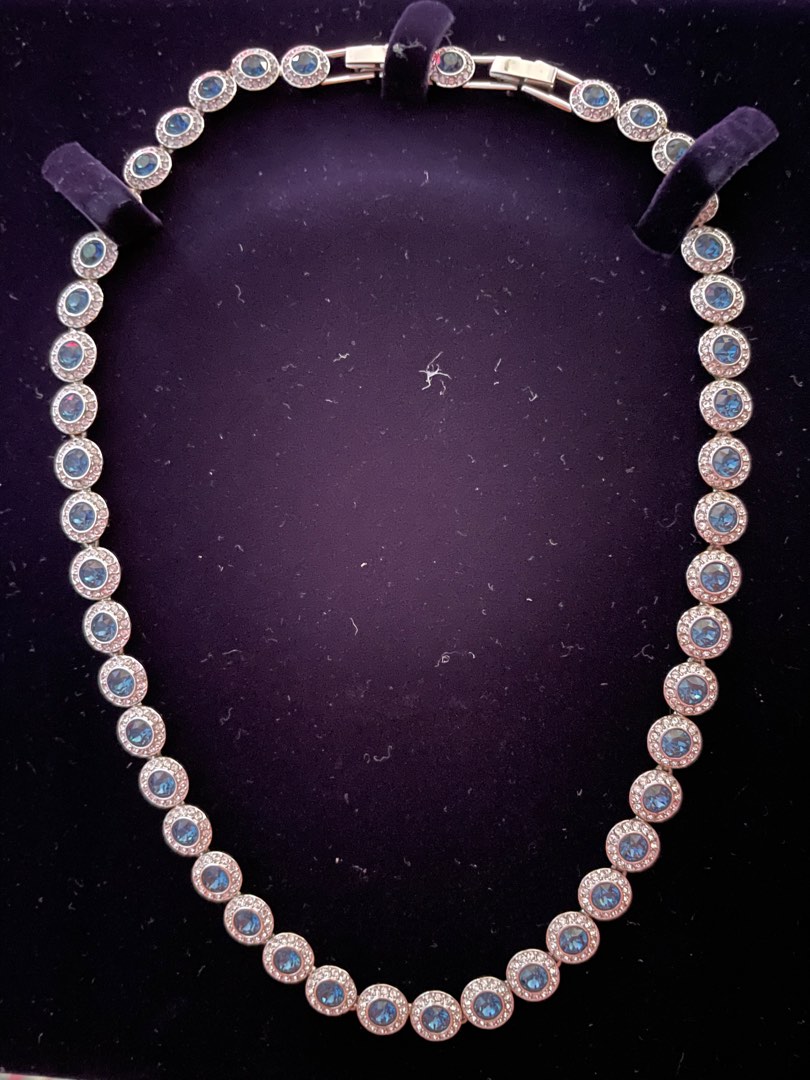 Buy Swarovski Angelic Square Necklace, Large, Multi-Colored, Rhodium Plated