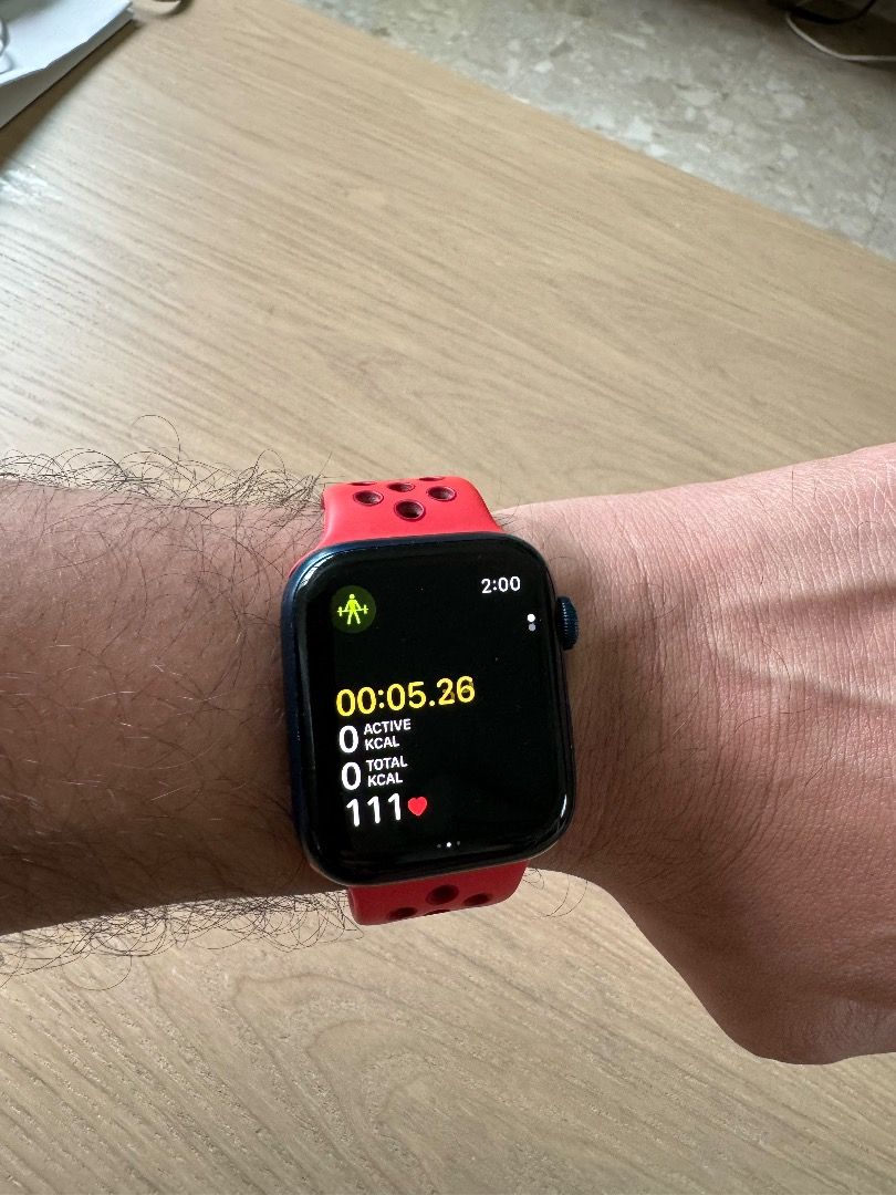 Red best sale nike watch