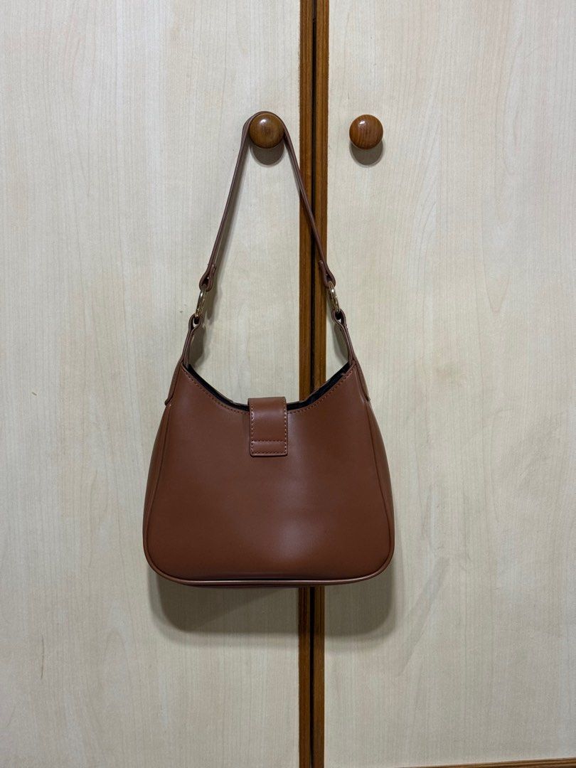 ASOS Saddle Shoulder Bag in Brown Tan, Women's Fashion, Bags & Wallets