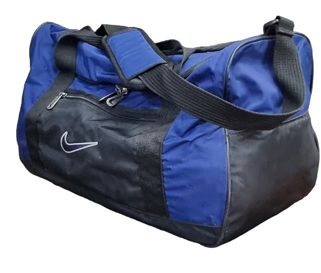 nike duffle bag blue