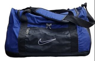Auth Nike Vintage Blue Nylon Duffle Bag