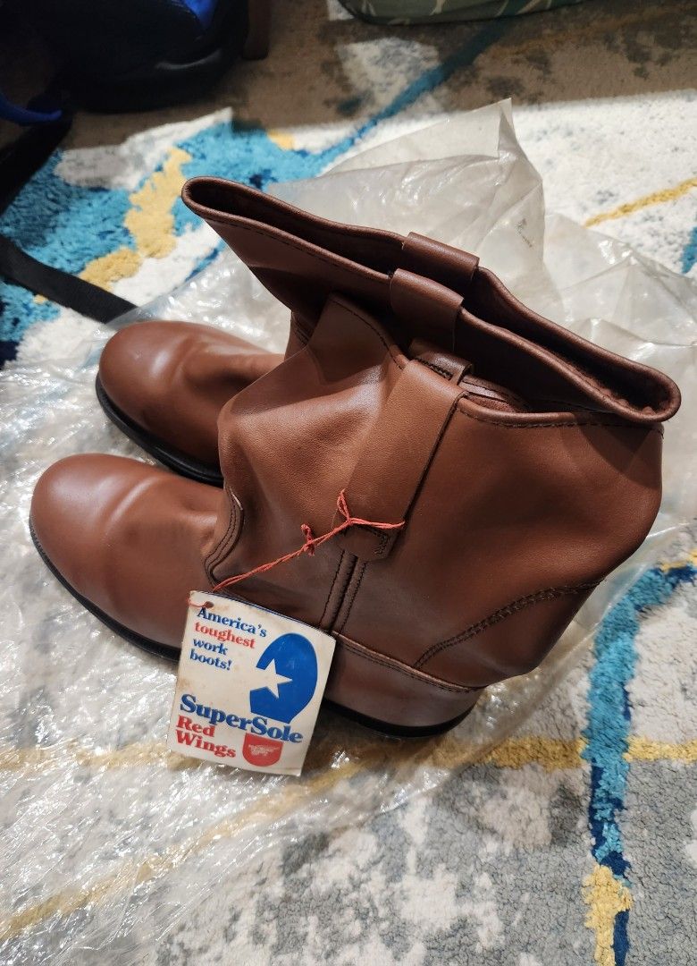 Authentic classic Redwing high cut boots Men s Fashion Footwear