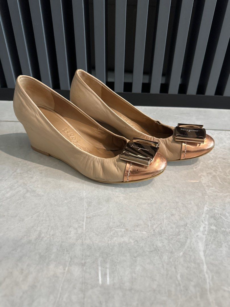 Wedge ballet shop flats