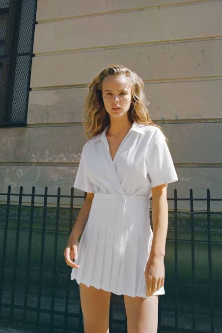 Zara pleated jumpsuit dress hotsell
