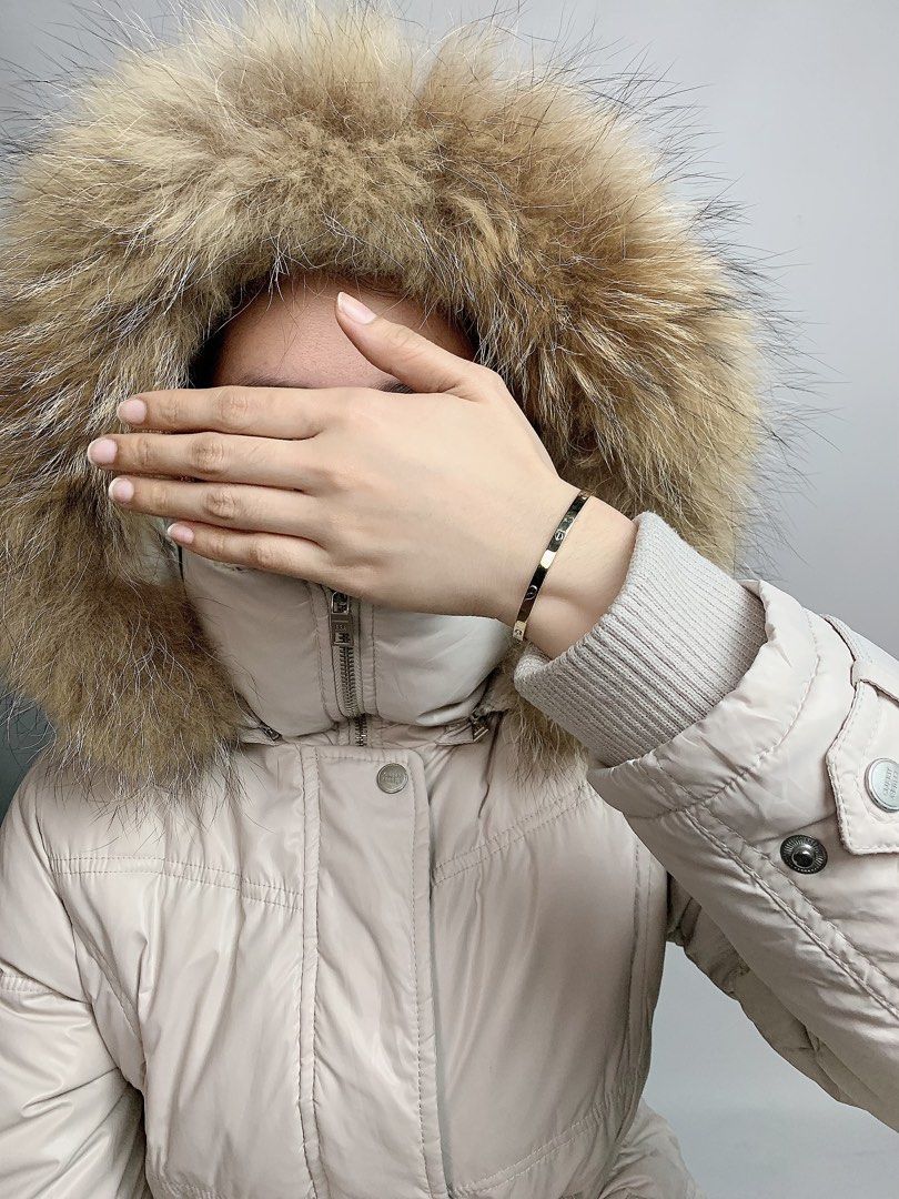 SOLD Beige lightweight puffer coat Autumn Winter puffer jacket Puffer jacket with hood Filler 50 duck down 50 duck feather Please read first the description below Women s Fashion Coats Jackets and