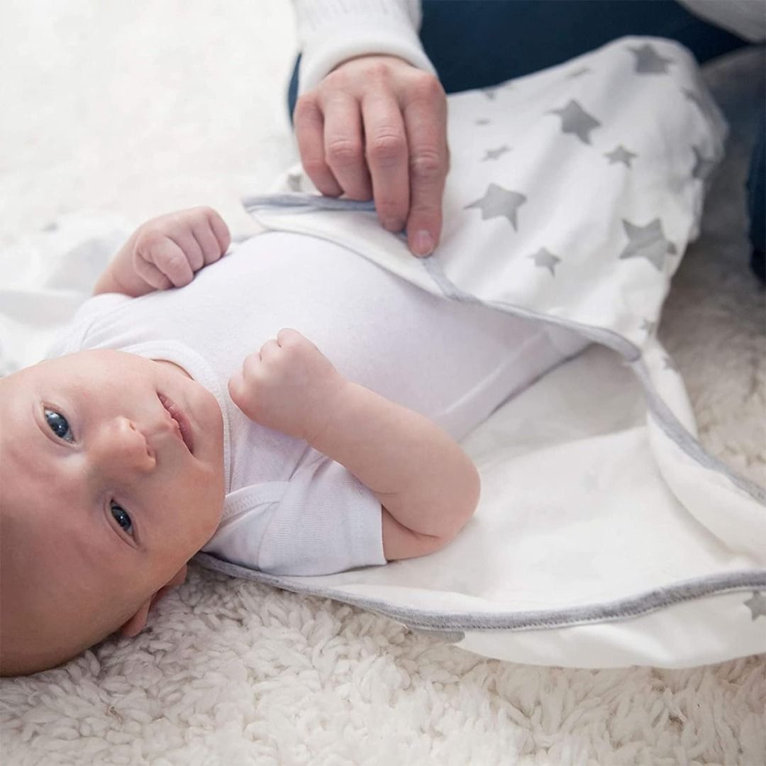 Baby Swaddle Wrap 2 Pcs 0 3 Months Newborn Swaddle Blanket Wrap