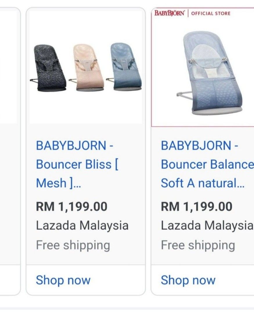 Babybjorn deals organic bouncer