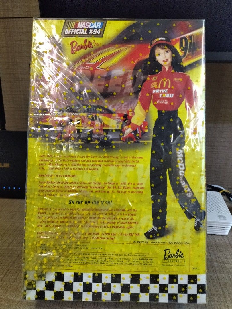 Nascar 94 barbie clearance