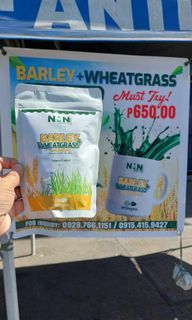 Barley and  Wheatgrass