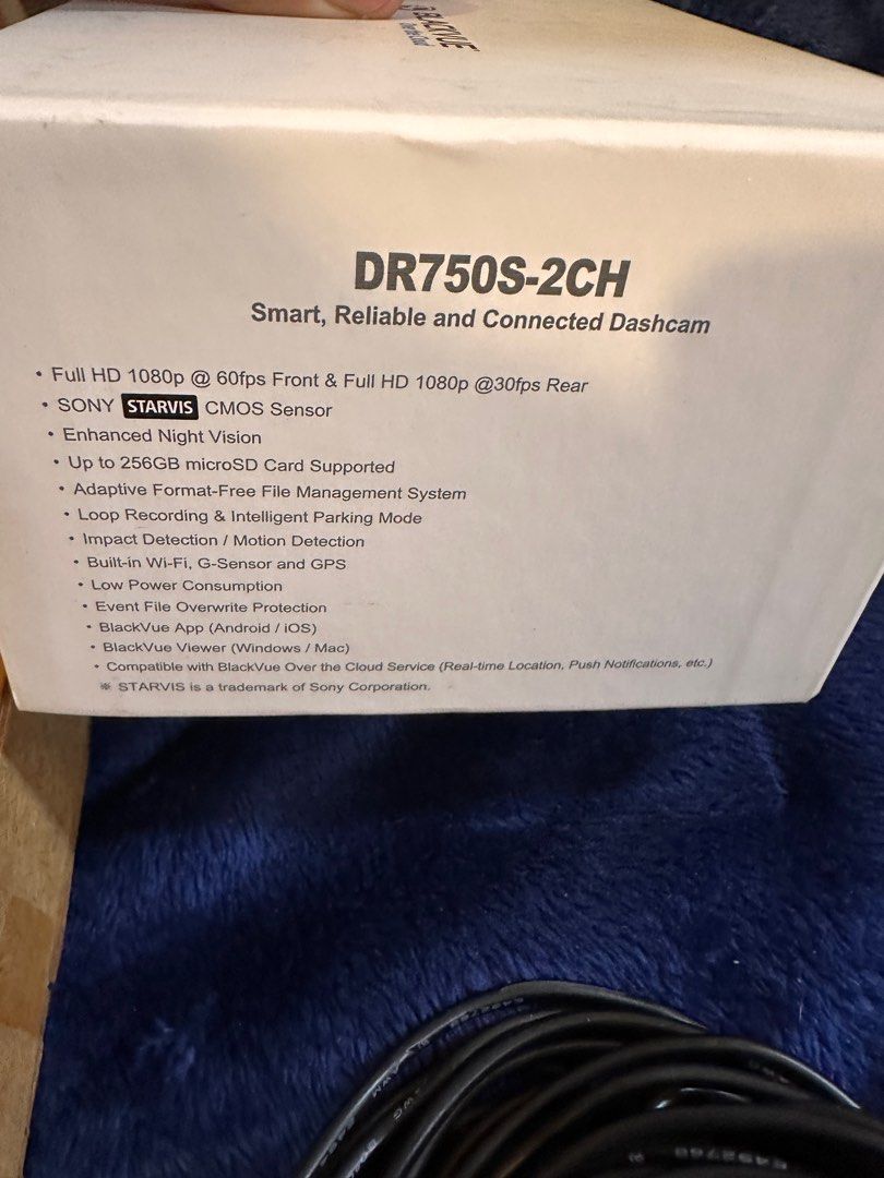 BlackVue DR750X-2CH Plus 32GB | Dual Full HD Cloud Dashcam | Back ...