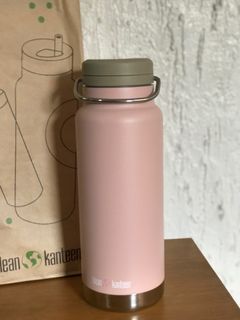 Bnew Klean Kanteen 32oz limited edition pink with chug cap