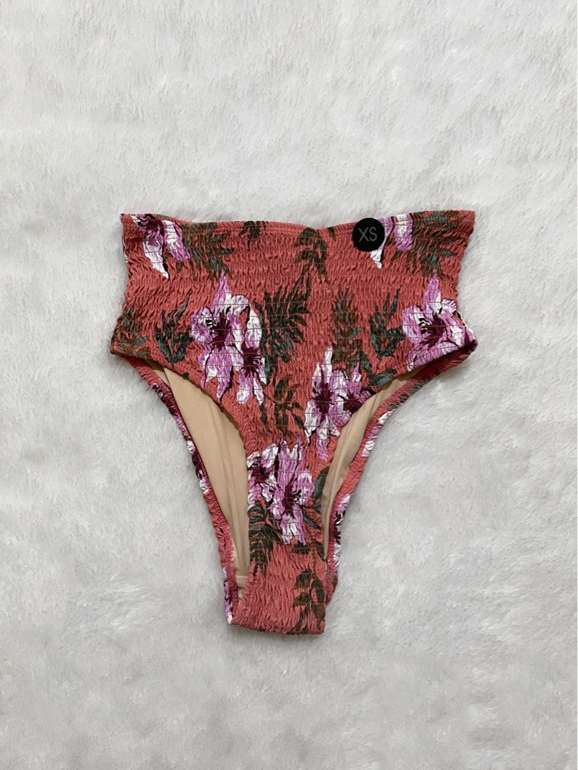 BNWT] Cotton On Floral Highwaisted Full Bikini Bottom, Women's Fashion,  Swimwear, Bikinis & Swimsuits on Carousell