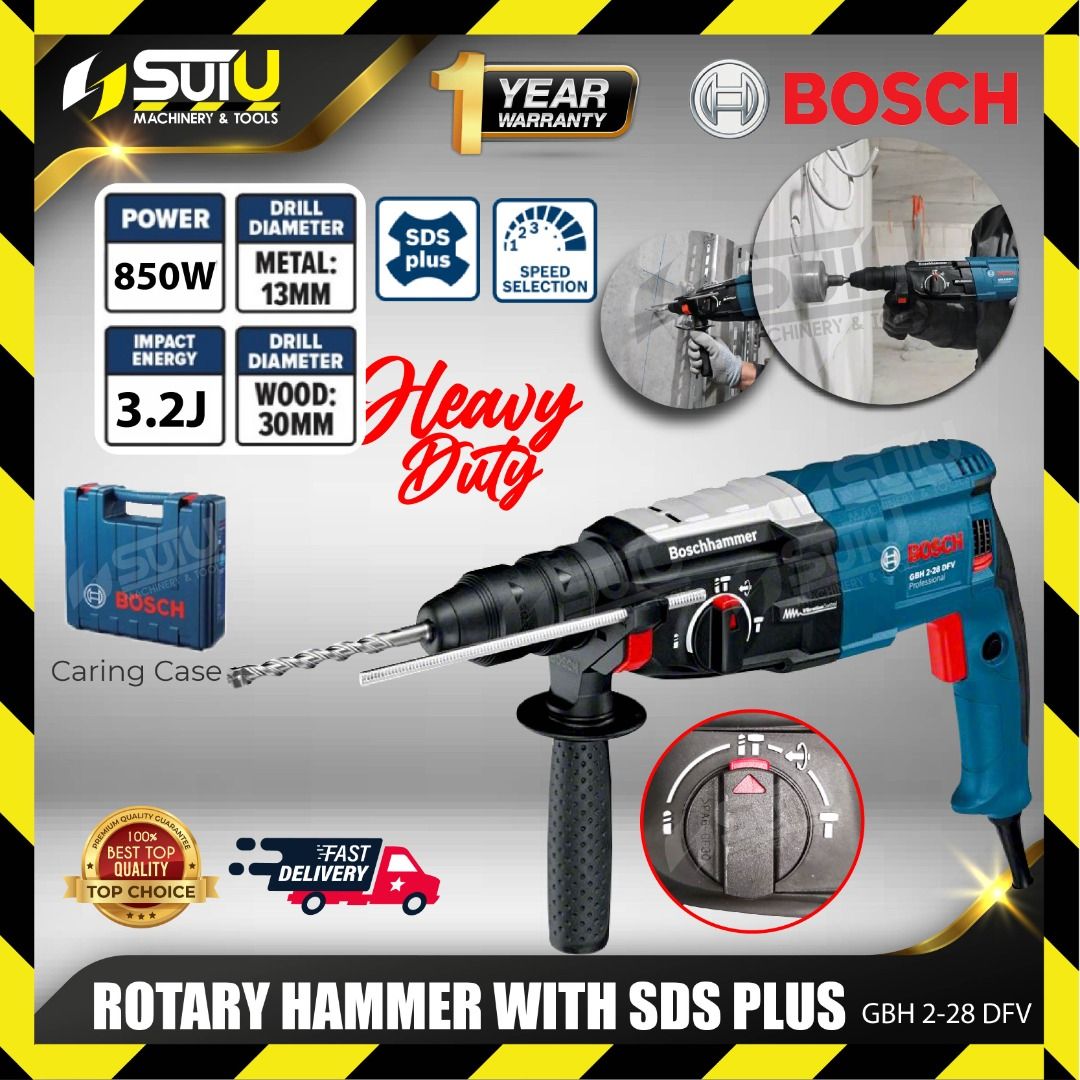 Bosch 850w shop hammer drill