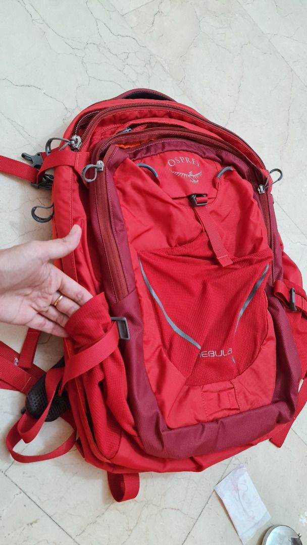 Brand New Osprey Nebula Travel Backpack Red 34L
