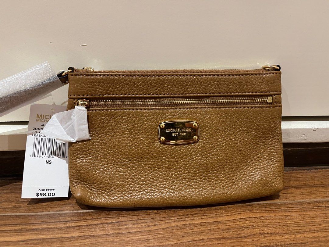 Michael kors outlet gold clutch