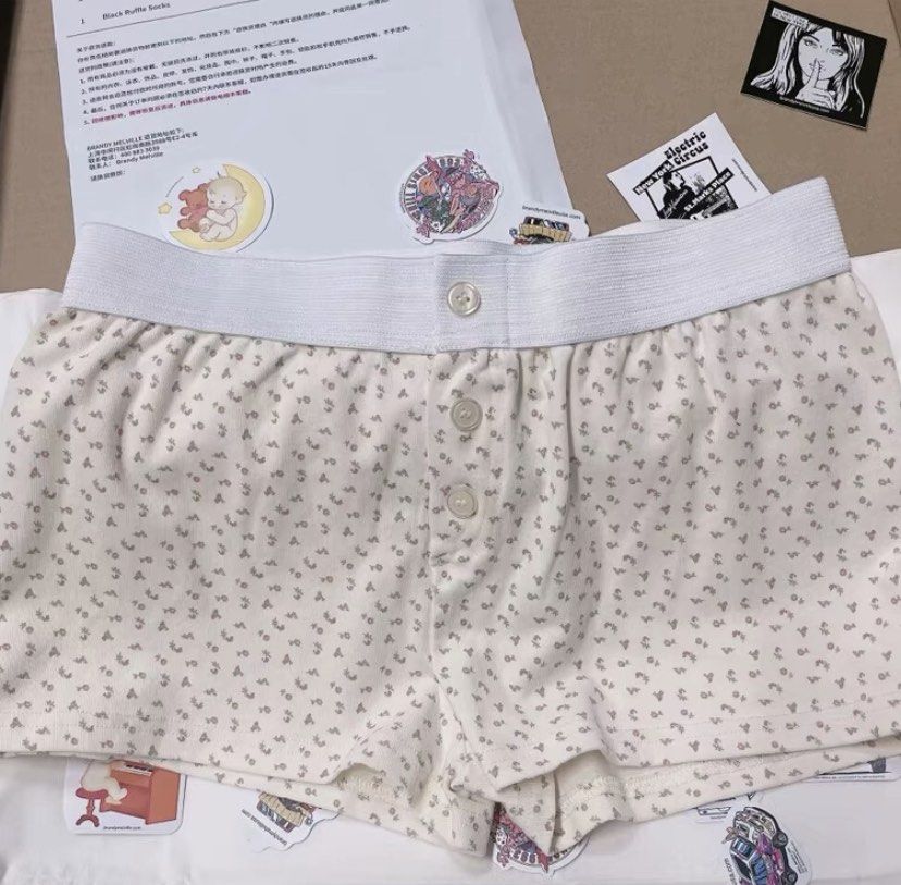 Brandy Melville Cotton Boy Shorts, Women's Fashion, Bottoms, Shorts on