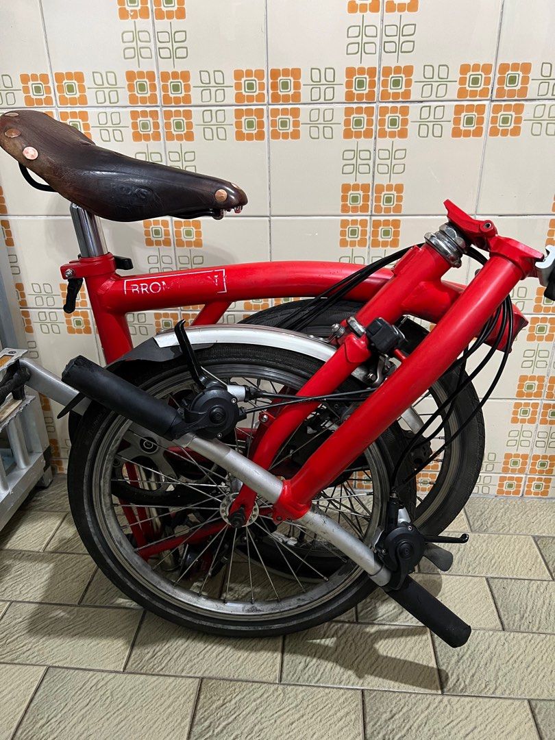 Brompton S6L Red 2017 Sports Equipment Bicycles Parts