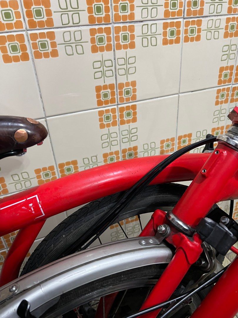 Brompton s6l store red