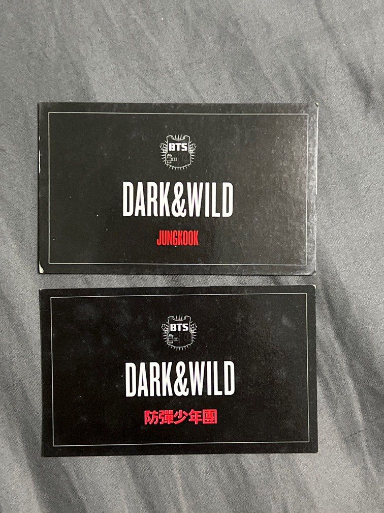 BTS Dark & Wild Jungkook Photocard, Hobbies & Toys, Memorabilia