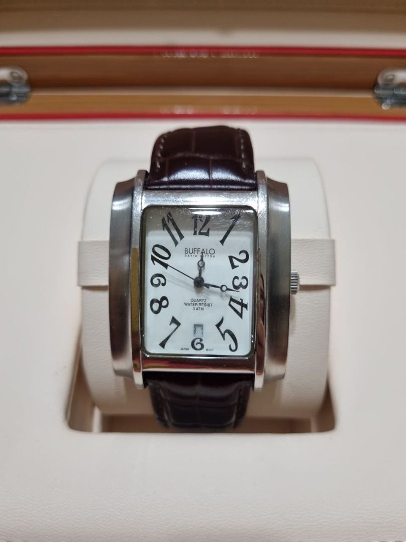 Buffalo David Bitton watch - brown strap, Men's Fashion, Watches ...