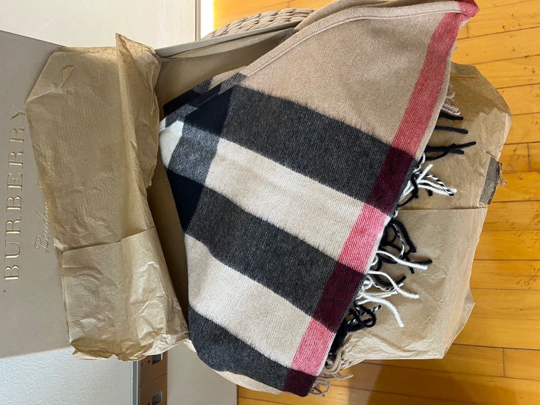 Burberry Bandana Scarf Cashmere Brand new in box