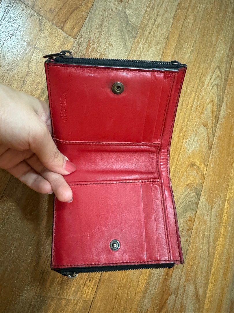 BV red wallet Bottega Veneta Chinese new year red wallet