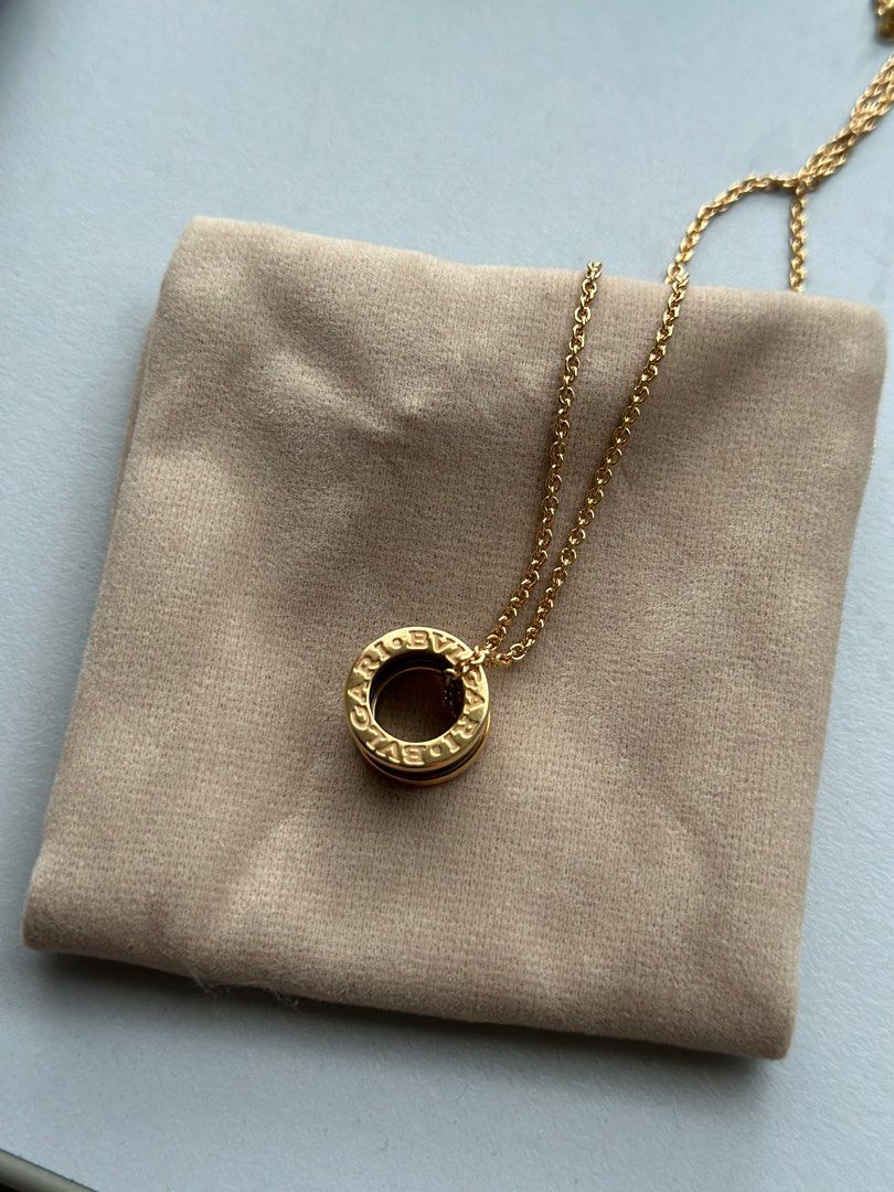Bvlgari Necklace B.ZERO1 NECKLACE Rosegold Women s Fashion