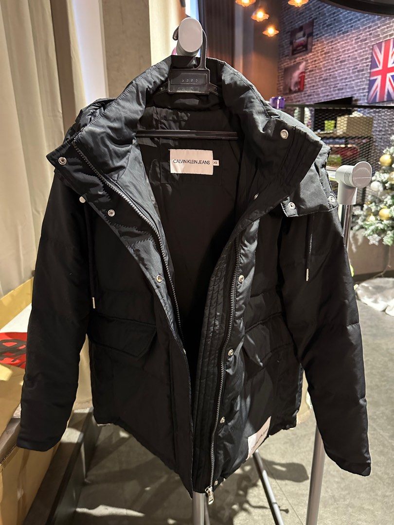 Calvin klein black outlet winter jacket