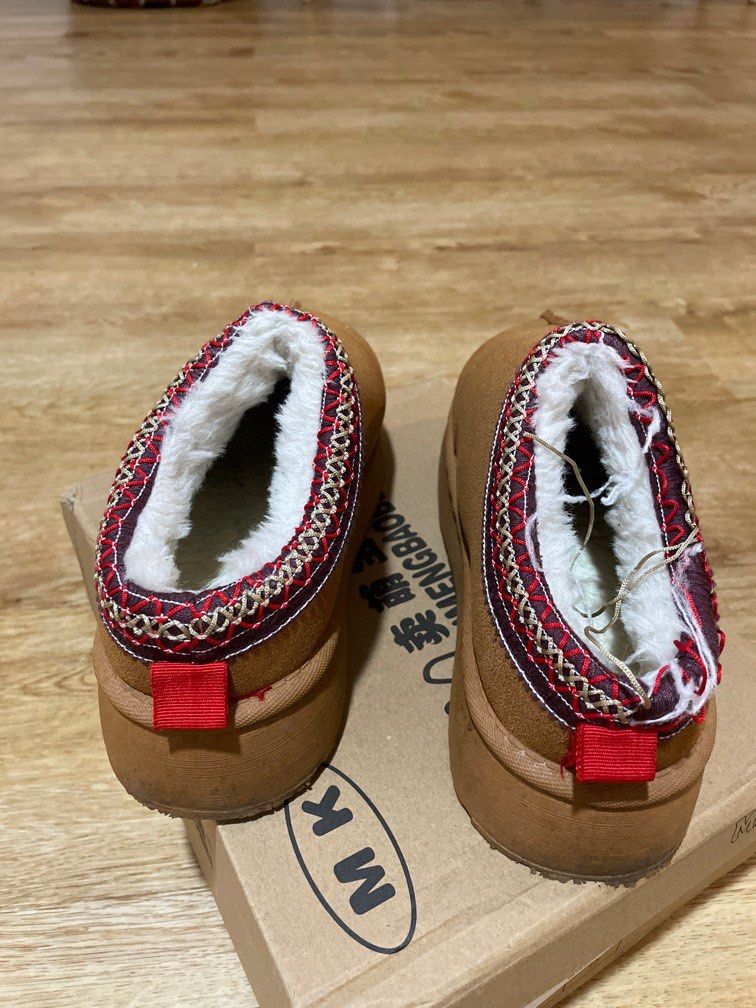 Camel fur slip on Women s Fashion Footwear Flipflops and Slides
