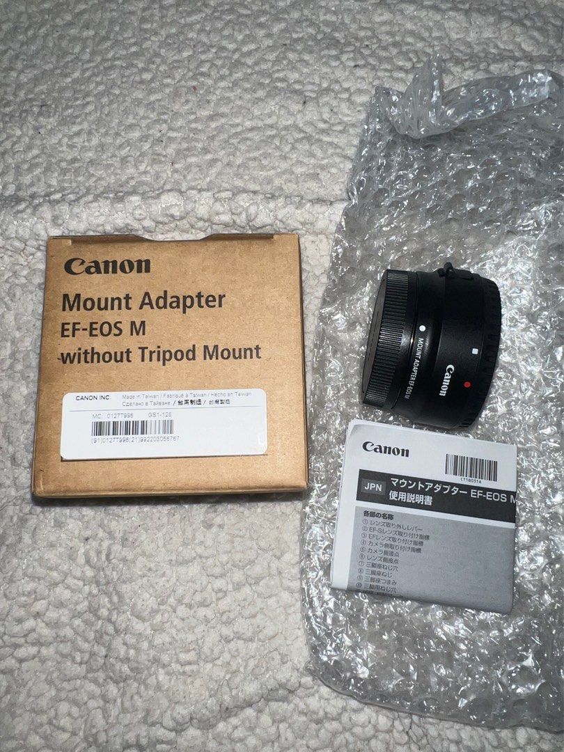 Canon Mount Adapter EF-EOSM (Category: Cameras) located in Manila. Submitted by stealpriceitems (Listing ID 1280987483, Image 1). Description: Never Been Used. Orig Price is P6,200.