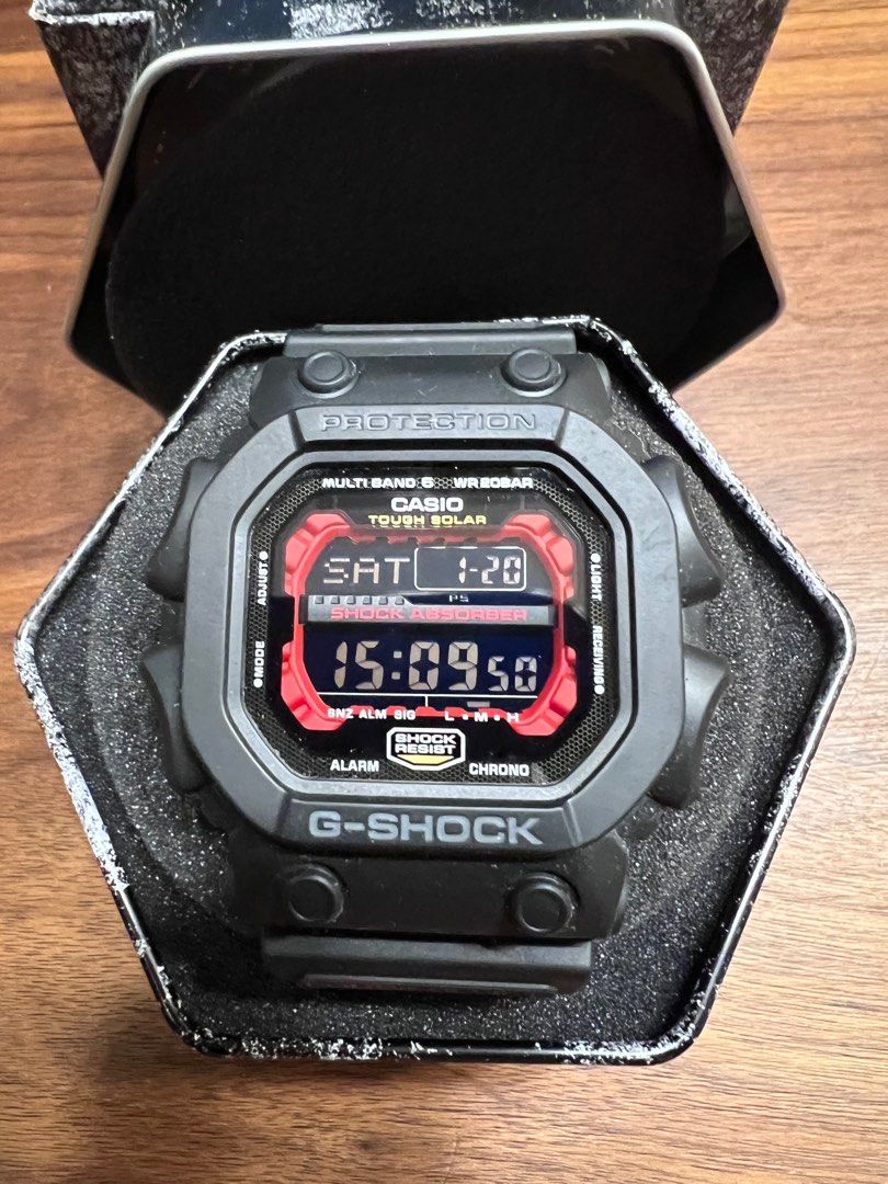 CASIO G-SHOCK GXW-56-1 (太陽能大隻佬), 名牌, 手錶- Carousell