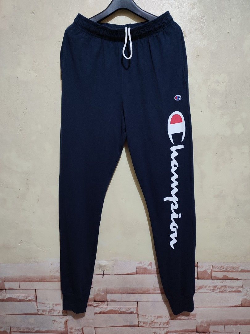 Champion script sweatpants store