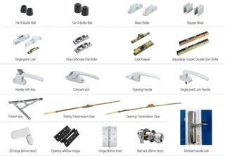 Chugn Chung uPVC Window and Door Profile Accessories