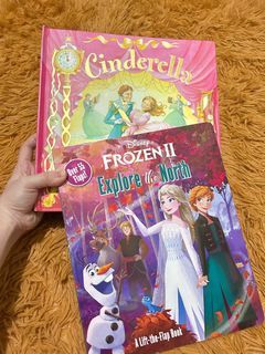 Cinderella 5D Story Book Pop Up and Frozen ll Explore the North with 55 Flaps