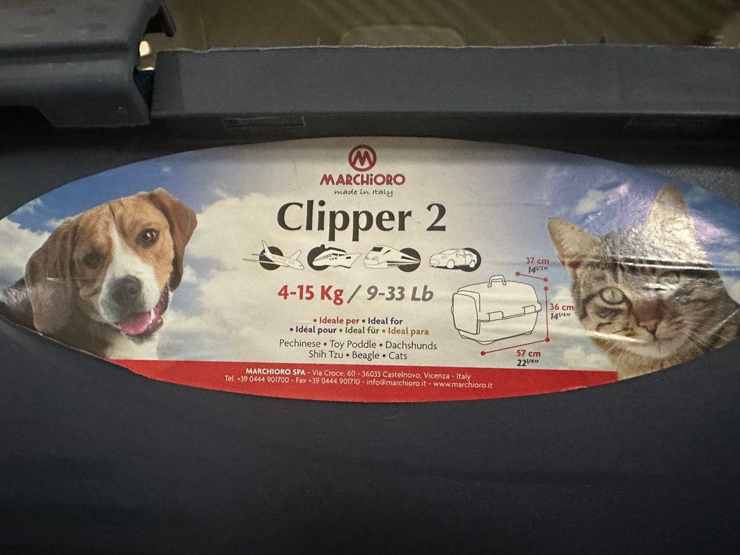 Clipper marchioro 2 pet carrier