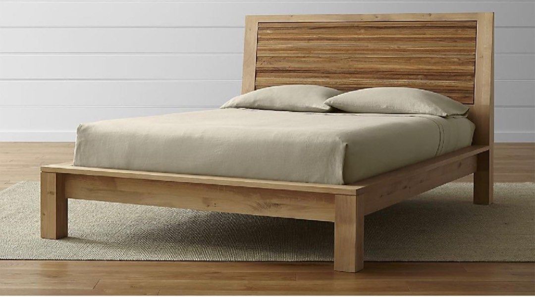 Crate barrel bed frame deals