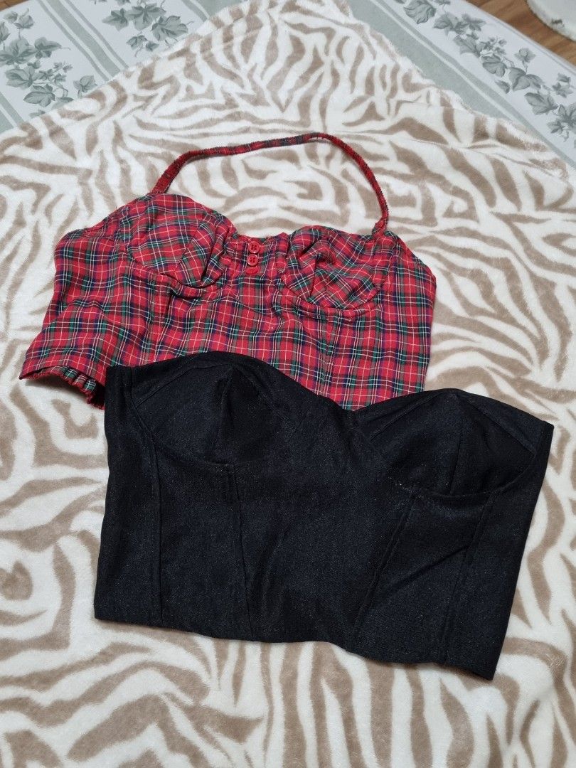 Croptop 2 for 100 (Category: Others Tops) located in Manila. Submitted by engrap (Listing ID 1280820294, Image 1). Description: like new crop tops.