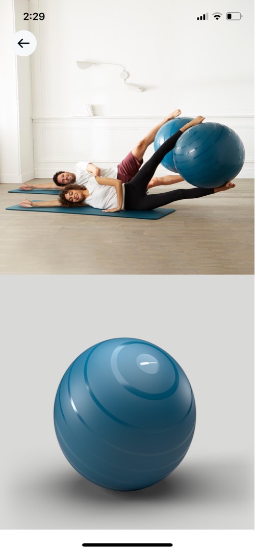 Swiss ball 65cm decathlon deals