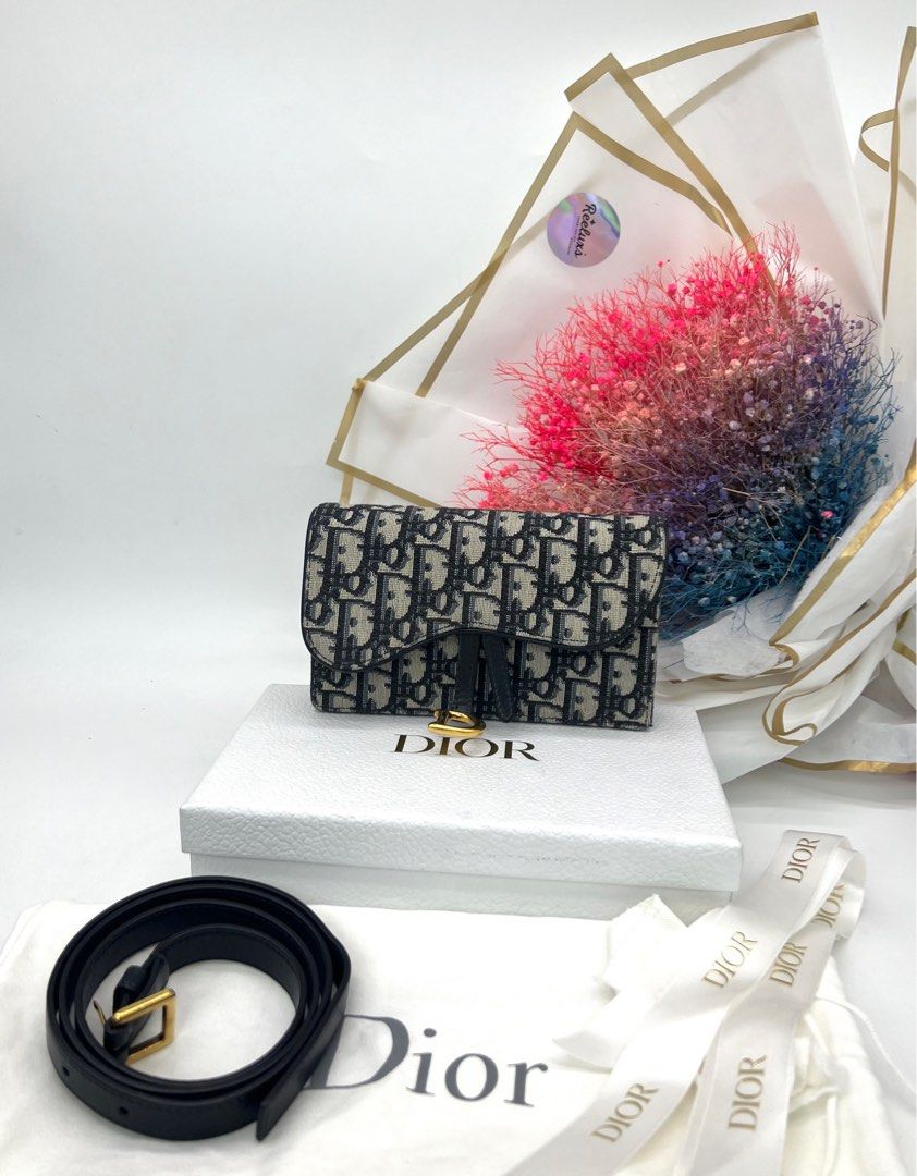 DIOR OBLIQUE BELT POUCH, Luxury, Bags u0026 Wallets on Carousell
