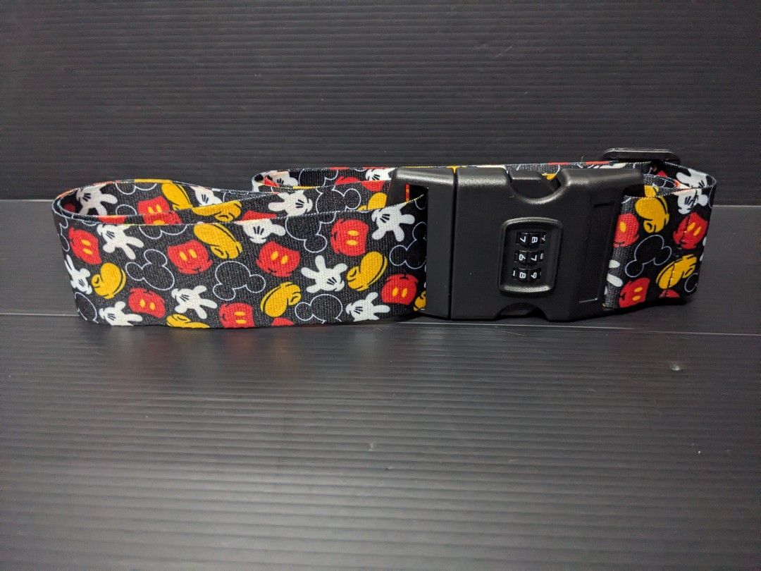 Disney Mickey mouse luggage strap combined password Hobbies