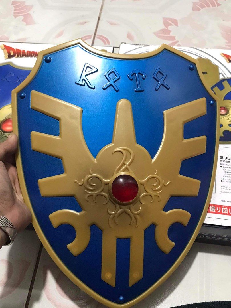 Dragon Quest sword and shield (Category: Action & Battle Toys) located in Baguio. Submitted by nalyns_unique_finds (Listing ID 1280999702, Image 2). Description: Sword 1599 Shield 2000 each.