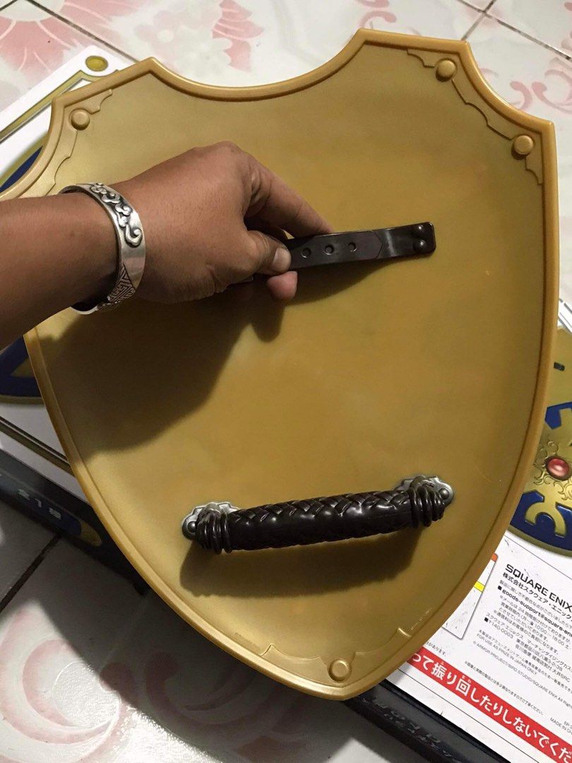 Dragon Quest sword and shield (Category: Action & Battle Toys) located in Baguio. Submitted by nalyns_unique_finds (Listing ID 1280999702, Image 3). Description: Sword 1599 Shield 2000 each.