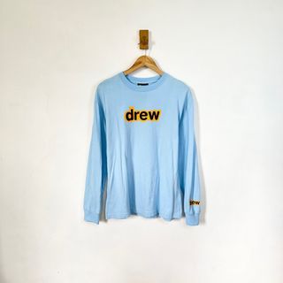 Drew House SS21 Sweat Shirt Sea Blue LS Tee