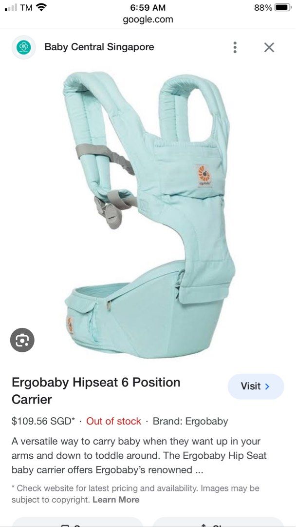 Ergobaby hipseat