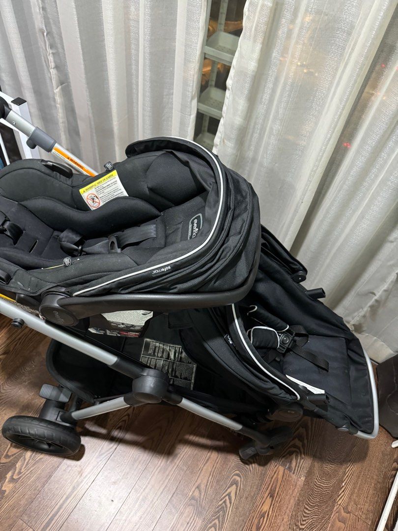 Evenflo pivot xpand modular travel hotsell system with safemax infant car seat