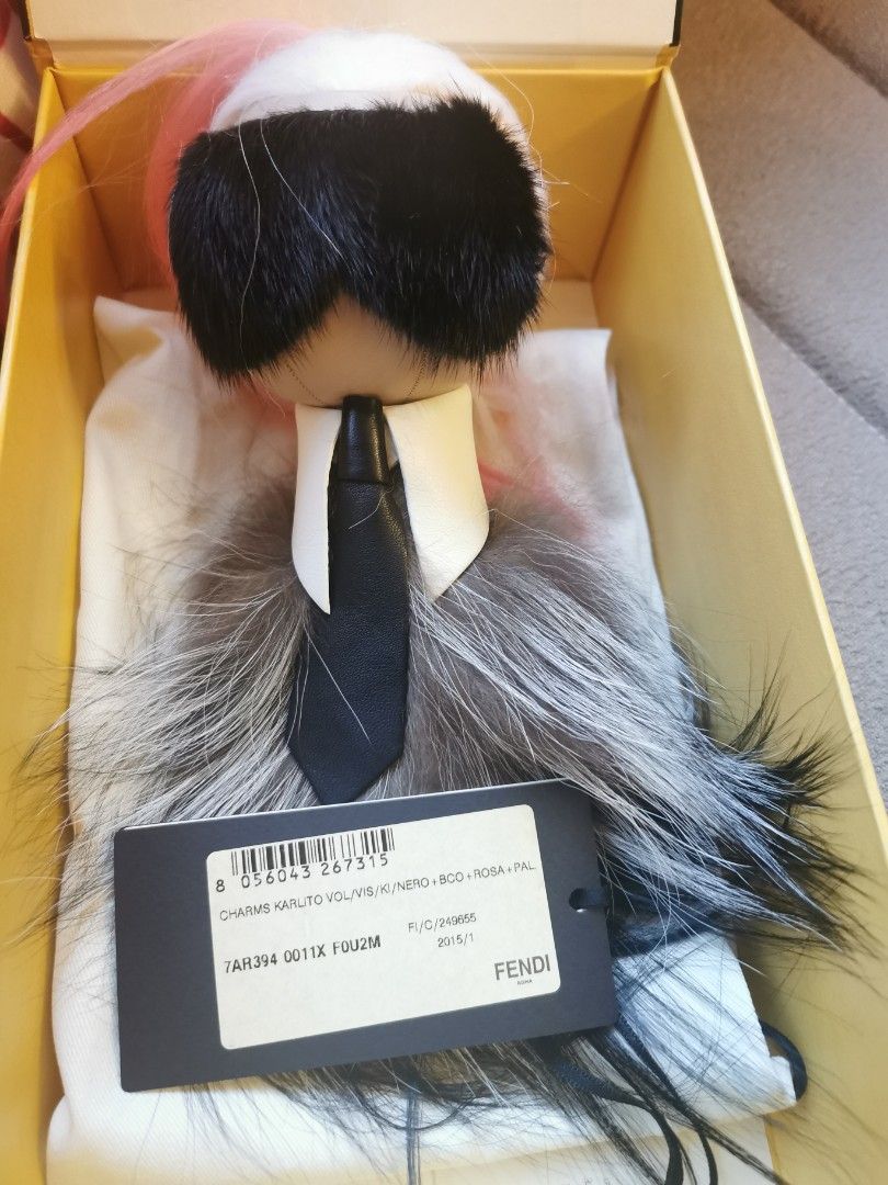 Fendi karlito bag charm