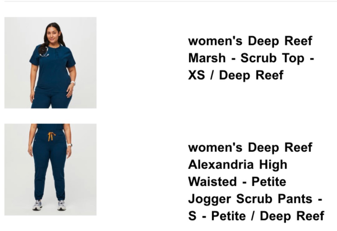 FIGS DEEP REEF, Women's Fashion, Dresses & Sets, Sets or Coordinates on
