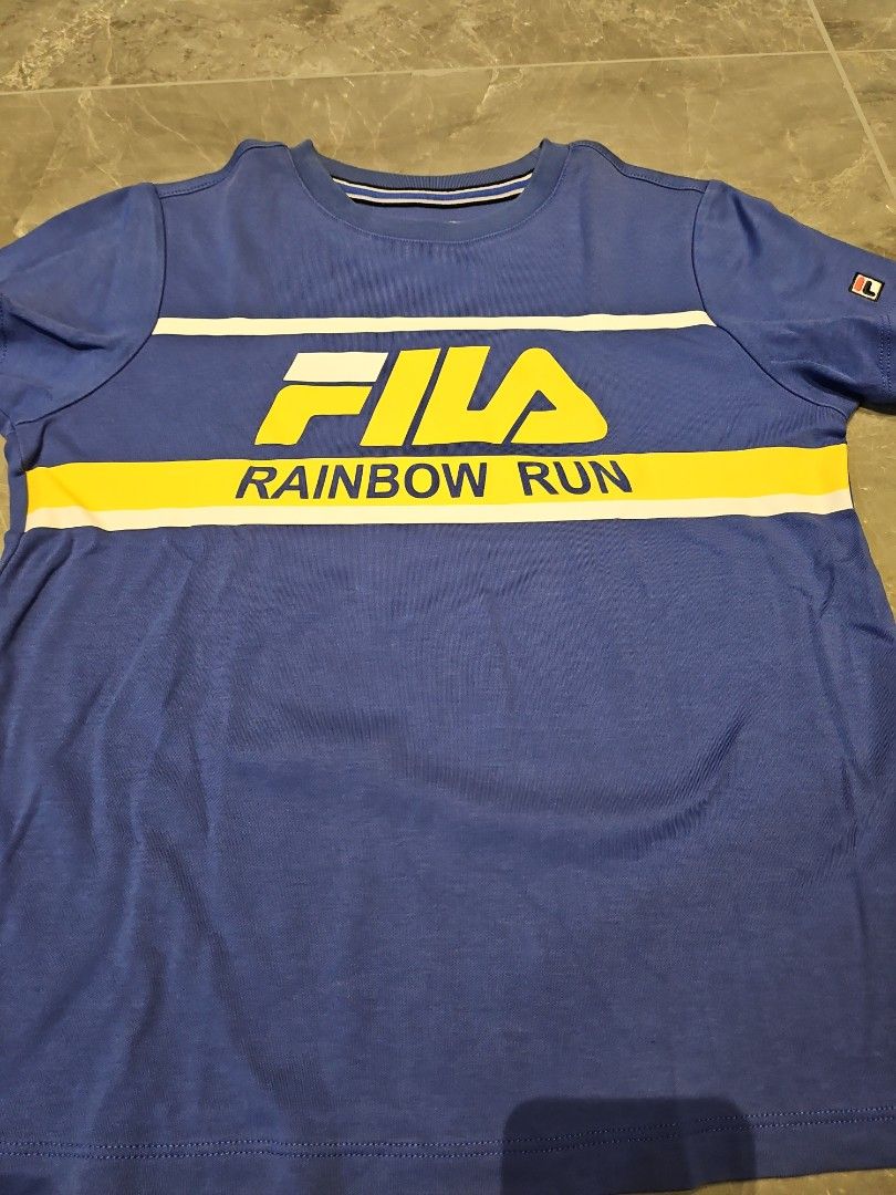 Fila Rainbow Run Tshirt Babies Kids Babies Kids Fashion on