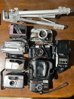 Film Camera and Tripod